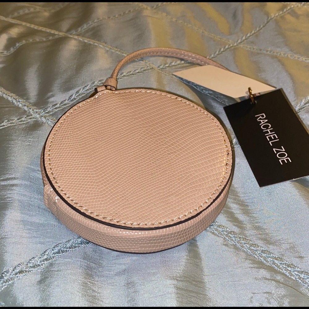 NWT Rachel Zoe Pink Round Leather Bag